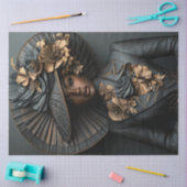 デカッパージブラックウーマングレースフルソフィストヴィンテージ 薄葉紙 (クラフト)