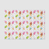 デカップアイスクリームバースデーパーティー 薄葉紙 (正面)