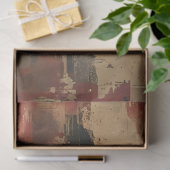 デカップアメリカ国旗のワイルドウエスト写真 薄葉紙 (ギフト)