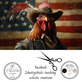 デカップアメリカ愛国的なルースター国旗 薄葉紙