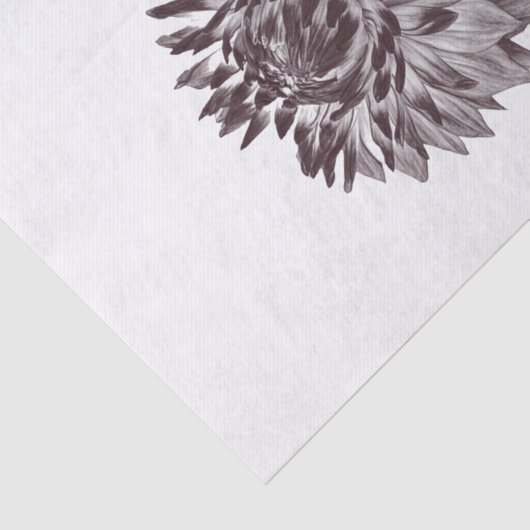 デカップアートギフト用の大きな花ティッシュペーパー 薄葉紙 (詳細)