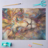 デカップイ芸術的ンズルサイケデリックオン顔 薄葉紙 (クラフト)