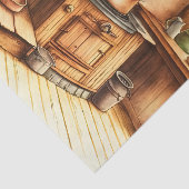 デカップウォーターカラーカントリーキッチン 薄葉紙 (詳細)