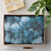 デカップウォーターカラーネイビーブルー絞り染め 薄葉紙 (ギフト)