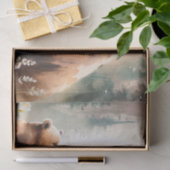 デカップウォーターカラーベア愛好家 薄葉紙 (ギフト)