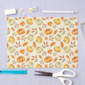 デカップカボンプキンスハロウィーンサンクスギビング 薄葉紙 (クラフト)