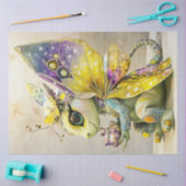 デカップカラーお洒落妖精の蝶の翼 薄葉紙 (クラフト)