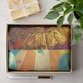 デカップカラー鮮やかピエロイエロー、ブルーレッド 薄葉紙 (ギフト)