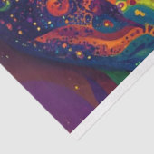 デカップカラー鮮やかマルディグラスマスク 薄葉紙 (詳細)