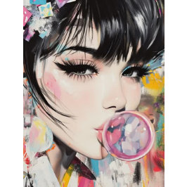 デカップガールお洒落と彼女のバブルガムの思い出 薄葉紙