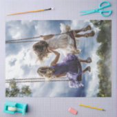 デカップガールお洒落ズの友情の揺れ 薄葉紙 (クラフト)