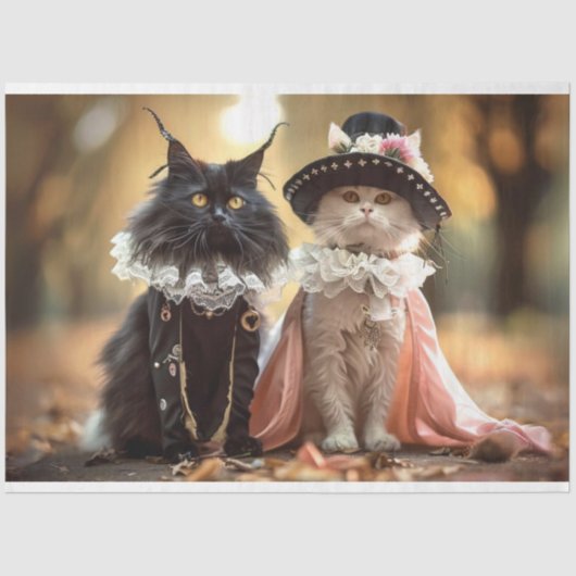 デカップキャッツフランスのミスティーク&公爵夫人 薄葉紙 (正面)