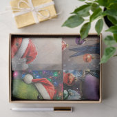 デカップクリスマスお洒落バードスクラップブック作り 薄葉紙 (ギフト)