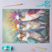 デカップコケお洒落トオ色鮮やか付き 薄葉紙 (クラフト)