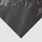 デカップゴシック様式スケルトンクイーンブラックチェア 薄葉紙 (詳細)