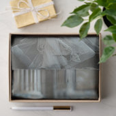 デカップゴシック良いエンジェルホワイトドレスブラックウィング 薄葉紙 (ギフト)