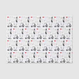 デカップゴルフゴルファーのゴルフ誕生日パーティー 薄葉紙