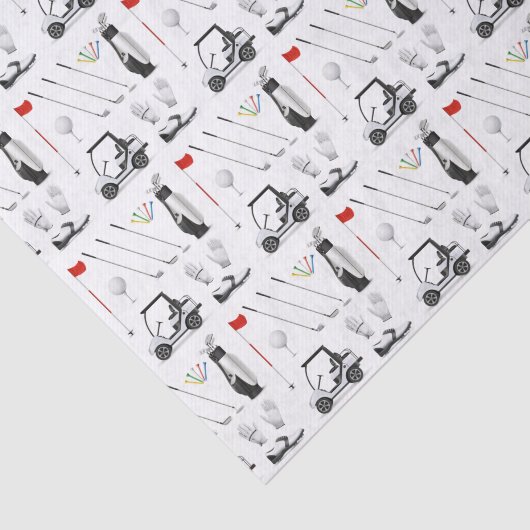 デカップゴルフゴルファーのゴルフ誕生日パーティー 薄葉紙 (詳細)