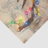 デカップゴールデンレトリバー〔雄ジカの〕枝角カラースカーフ 薄葉紙 (詳細)