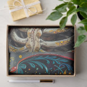 デカップシュガースカル鮮やかカラーメキシコ美術 薄葉紙 (ギフト)