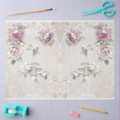 デカップシリーズデザイン24のバラ 薄葉紙 (クラフト)