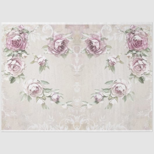 デカップシリーズデザイン24のバラ 薄葉紙 (正面)