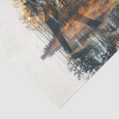 デカップシルエットディアダブルエクスポージャー野生生物 薄葉紙 (詳細)