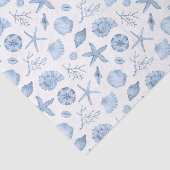 デカップシーシェルズブルーウォーター色 薄葉紙 (詳細)