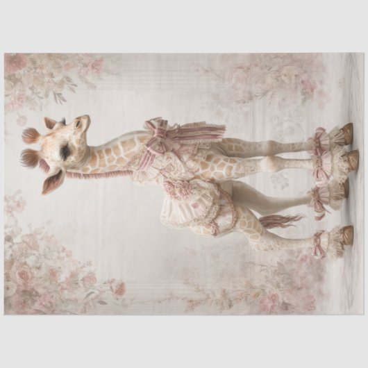 デカップジお洒落ラフビクトリアンレースのトリム 薄葉紙 (正面)