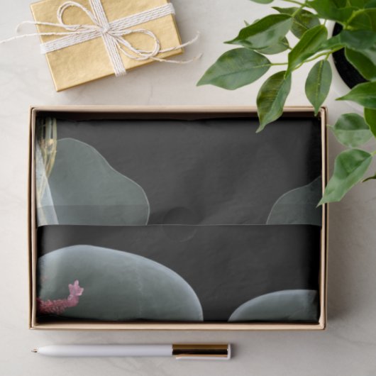 デカップスケルトン対の絡み合ったフローラ 薄葉紙 (ギフト)