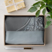 デカップスケルトン王ゴシック様式ブラックシルバーの服装 薄葉紙 (ギフト)