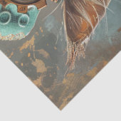 デカップスチームパビクトリアンンクをテーマにした猫 薄葉紙 (詳細)