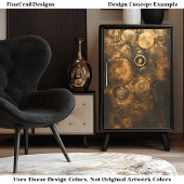 デカップスチームパンクギアとホイールフェイクインク036 薄葉紙