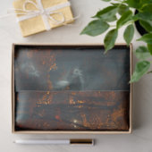 デカップスチーム機関車秋の森と火 薄葉紙 (ギフト)