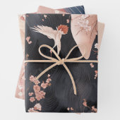 デカップチノワセリーピンク色の色合いとしての包装紙 ラッピングペーパーシート (インサイチュ)