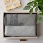 デカップチャコールコラージア素朴ート 薄葉紙 (ギフト)