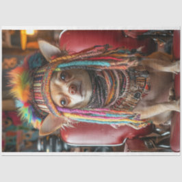 デカップチワお洒落ホアパッチワークのサロン 薄葉紙