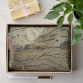 デカップテクスチャ植物羊のアートワーク 薄葉紙 (ギフト)