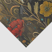 デカップテクスチャ植物羊のアートワーク 薄葉紙 (詳細)