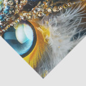 デカップデコッドアイインターンズドブルー金ゴールドティール（緑がかった色） 薄葉紙 (詳細)