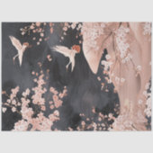 デカップデジタ日本のルアートさくらんぼの花 薄葉紙 (正面)