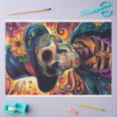 デカップデッドお祝いメキシコ 薄葉紙 (クラフト)