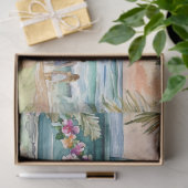 デカップトラックお洒落サーフボードビーチ設定 薄葉紙 (ギフト)