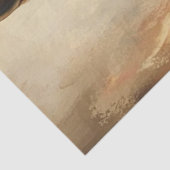 デカップドイツのシェパードのポーズ付けポートレート 薄葉紙 (詳細)