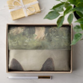 デカップドイツ威厳のあるシェパードのポーズポートレート 薄葉紙 (ギフト)