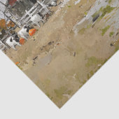 デカップノスタルジックオータムレッドバーンカウー絵を描油 薄葉紙 (詳細)