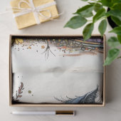 デカップハイ芸術的ヒールのブーツ猫の花 薄葉紙 (ギフト)