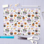 デカップハロウィーンカボチャ魔女 薄葉紙 (クラフト)