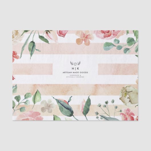 デカップハンドメ環境にやさしッドブランディングロゴ 薄葉紙 (正面)