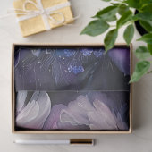 デカップパープル鮮やかピンク牡丹デジタル 薄葉紙 (ギフト)